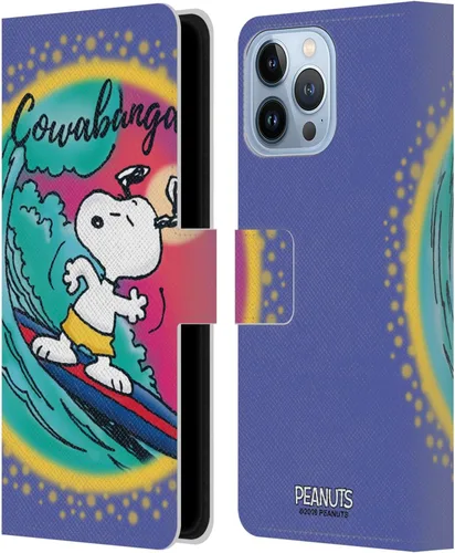 Vista 46 de Head Case Designs Funda de piel con licencia oficial de Peanuts Beach Surf Snoopy Boardwalk Airbrush compatible con Apple iPhone 11
