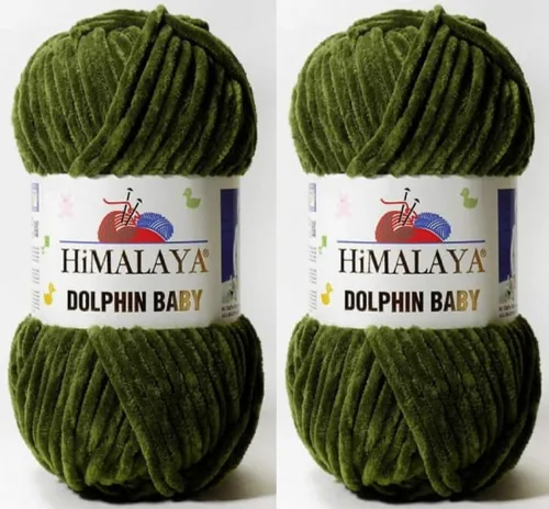 Vista 25 de Himalaya Dolphin 80301 - Ovillo de lana para tejer, 2 madejas, 264 yardas, 2 x 3.53 oz (80301)