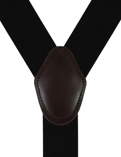 Vista 2 de Moulen Tirantes ajustables con espalda en Y de 1.4 pulgadas de ancho con 4 clips para hombre