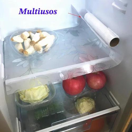 Vista 7 de Juego de 4 manteles individuales gruesos e impermeables de plástico limpio para cocina, mesa de comedor, manteles individuales de plástico, lavables