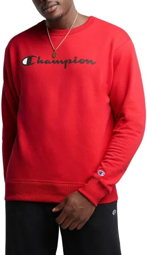 Vista 36 de Champion - Sudadera de forro polar de peso medio con cuello redondo para hombre (normal o grande y alta)