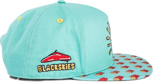 Vista 4 de Blackskies Gorra Snapback Gorra de béisbol para hombre y mujer Sombrero de ante