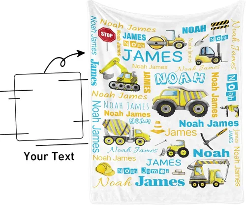 Vista 14 de Manta de bebé con nombre personalizado, regalos personalizados para bebés, niños, niñas y niños, mantas de franela suaves y esponjosas, cálidas