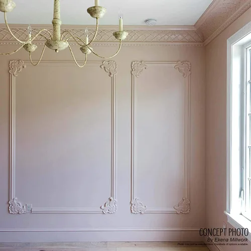 Vista 18 de Ekena Millwork PML00X00TR-CASE-4 Moldeado tradicional (paquete de 4) panel, 3/4 "H x 3/8" P x 94" L, imprimado