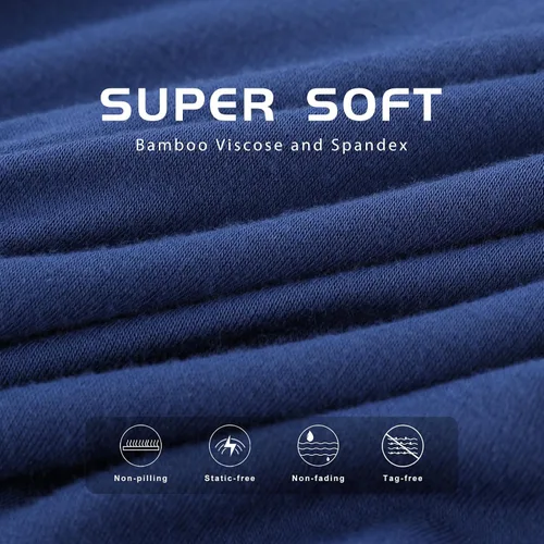 Vista 7 de BAMBOO COOL Ropa interior para hombre para hombre, excelente soporte en forma de U, ropa interior de viscosa de bambú suave (paquete de 4)