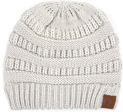 Vista 237 de C.C Trendy Warm Chunky Soft Stretch Cable Knit Beanie