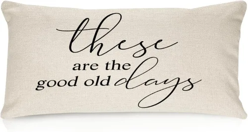 Vista 39 de Better When We are Together - Fundas de almohada lumbar de 12 x 20 pulgadas con citas divertidas de algodón y lino para sofá, decoración de sala