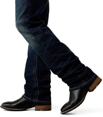 Vista 6 de ARIAT Jeans rectos para hombre M5 Straight Stretch Remming apilable pierna recta