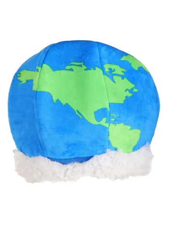 Vista 6 de Gorro de Disfraz de Tierra de Peluche Multicolor
