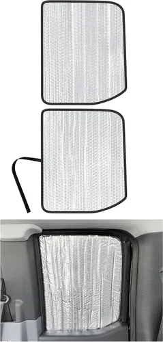 Vista 11 de Parasol lateral delantero (2 piezas) ajuste personalizado para camioneta