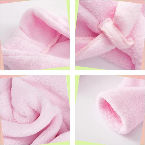 Vista 7 de Tee-Mo Accesorios para fotos de bebé recién nacido, batas de baño con juegos de toallas para niños y niñas, accesorios de fotografía