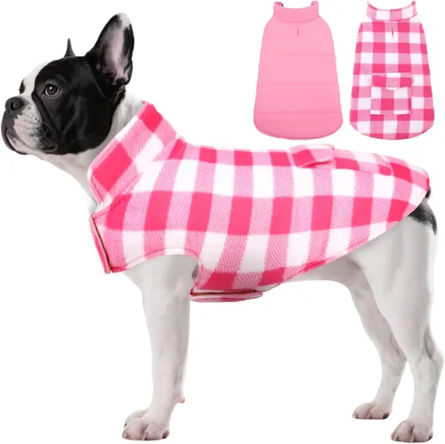 Vista 12 de ASENKU Dog Winter Coat, Reversible Dog Jacket for Small Medium Large Dogs Army Green