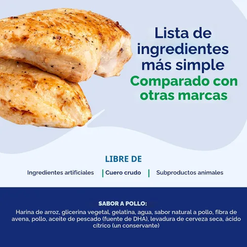 Vista 8 de N-Bone Paquete variado de palitos de dentición para cachorros, sabor a pollo, calabaza y mantequilla de maní, total de 3 bolsas, 11.22 onzas