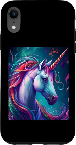 Vista 8 de iPhone 15 Unicorn Love Mystical Nature Forest Case