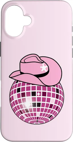 Vista 23 de Cowboy Hat Disco Ball Pink Cowgirl Case for iPhone 17