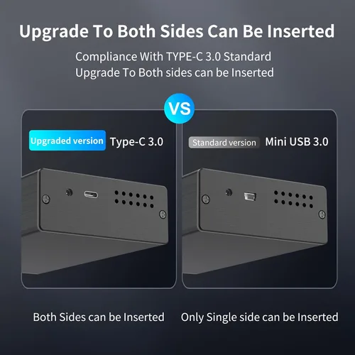 Vista 9 de GODO Caja de disco duro de doble bahía de 2.5 pulgadas, USB 3.0 a 2.5 pulgadas SATA I/II/III HDD SSDs RAID carcasa externa, compatible con UASP Trim