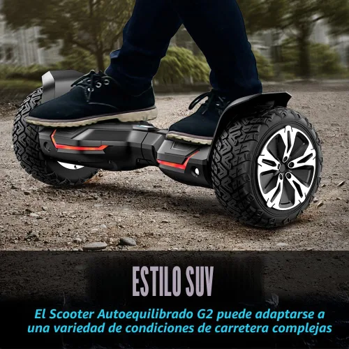 Vista 3 de Gyroor Warrior G2 8.5"Off Road Self Balancing Scooter for Kids Adults 1-negro