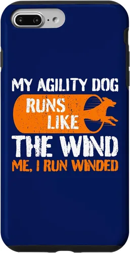 Vista 9 de iPhone 14 Dog Agility Handler - My Dog Runs - Funny Dog Agility Case