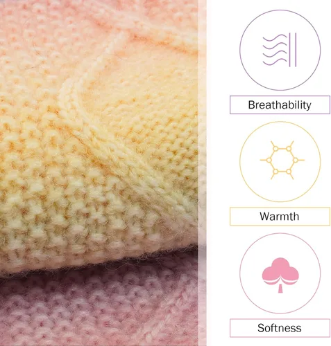 Vista 2 de QBLEEV Suéteres para Perras Pequeñas - Suéteres Suaves y Cálidos de Invierno y Otoño con Cuello de Tortuga y Opciones de Chaleco para Cachorras