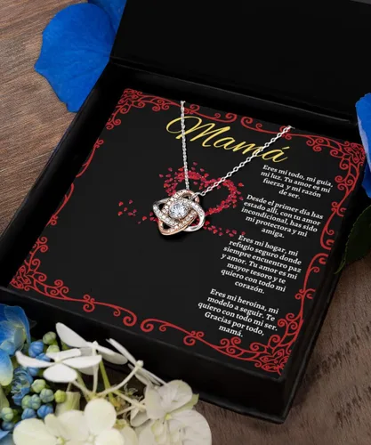 Vista 5 de Collar para mi mamita, cadena para el amor de mi vida, regalo de mama, collar personalizado