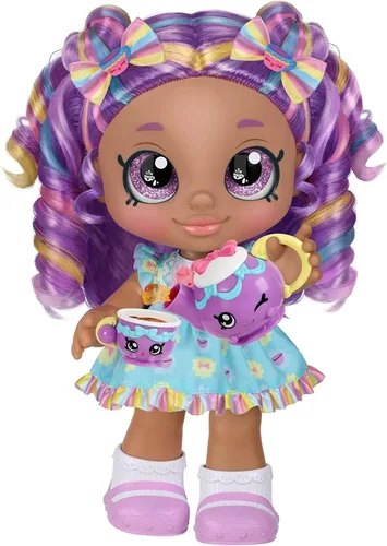 Vista 17 de Kindi Kids Aromática Sisters Pawsome Royal Family - Muñeca de Juego Preescolar de 10": Tiara Sparkles, Baby Kindi de 6.5": Teenie Tiara, y Kindi