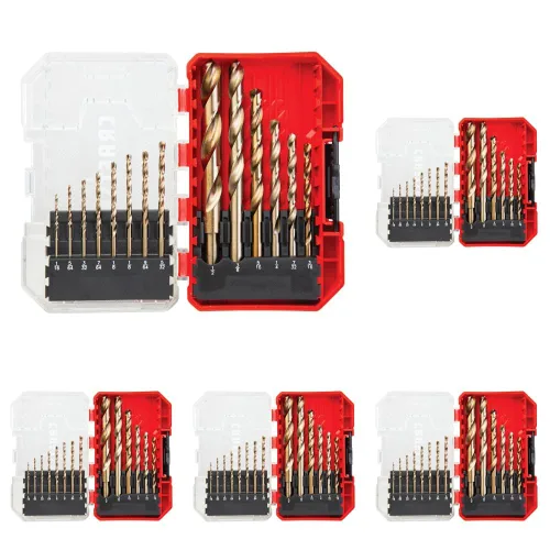 Vista 10 de CRAFTSMAN Juego de brocas de óxido de oro de 14 piezas para madera, plástico o metal (CMAM2214)