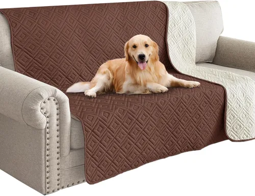Vista 12 de Manta Impermeable para Sofá para Perros 2026 (30"x53") Cómoda Alfombrilla de Sofá de Dos Plazas para Mascotas con Respaldo Antideslizante, Forro