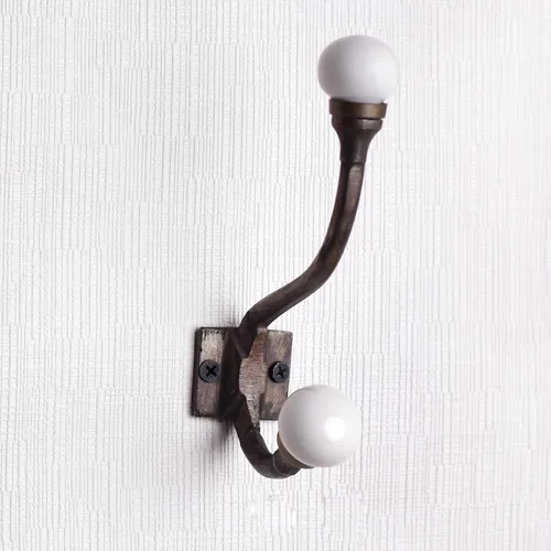 Vista 32 de Indian Shelf Ganchos de pared para colgar abrigos, ganchos de pared bohemios negros Perchero de pared Ganchos para colgar toallas Ganchos