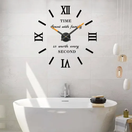 Vista 8 de VANGOLD Reloj de pared para decoración de sala de estar, regalo