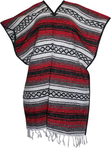 Vista 9 de Del Mex Poncho clásico de manta mexicana