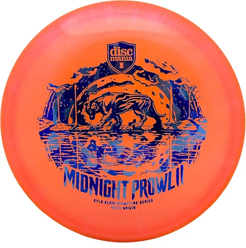 Vista 2 de Discmania Midnight Prowl 2 - Kyle Klein Signature Series Meta Origin Disc Golf Disco de rango medio (los colores variarán) (6.10-6.21 oz)