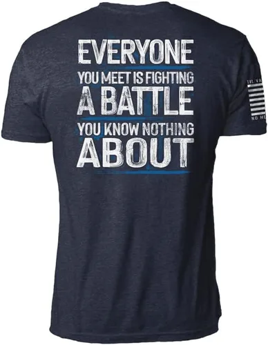 Vista 2 de Til Valhalla Project Be Kind Tee Veteran Owned and Operated - Proudly Printed in The USA