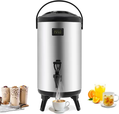 Vista 12 de Dispensador de bebidas aislado, dispensador térmico de bebidas frías y calientes de 12 litros/3.17 galones, dispensador de bebidas calientes aislado