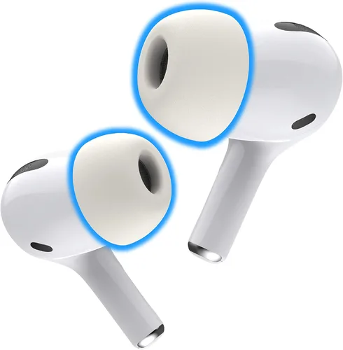 Vista 30 de Almohadillas de espuma viscoelástica Foam Masters para AirPods Pro 1ª y 2ª generación Cómodas Seguras Mejor cancelación de ruido Reemplazo