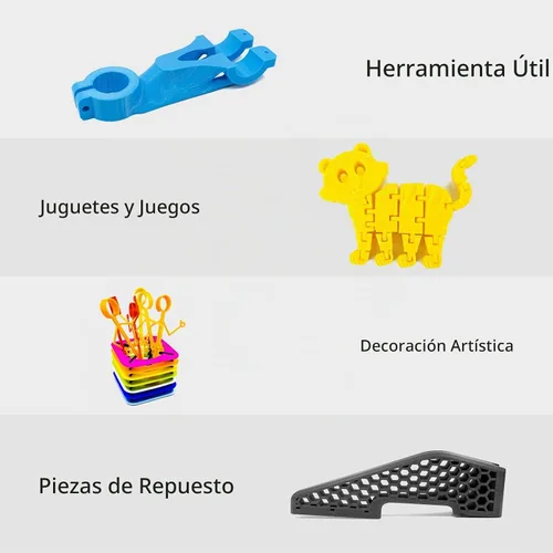 Vista 7 de FLASHFORGE - Filamento PLA para impresora 3D de 1.75mm, carrete de 1kg (2.2lbs), precisión dimensional de +/- 0.02mm, filamento para impresión 3D