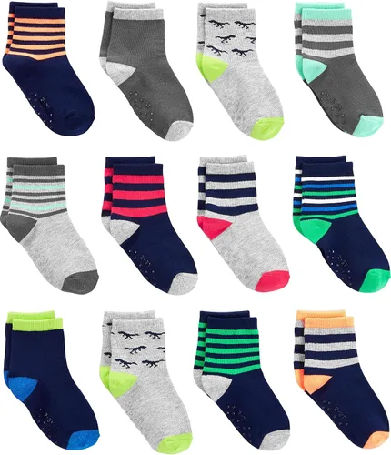 Vista 28 de Simple Joys by Carter's Paquete de 12 calcetines para bebé niño