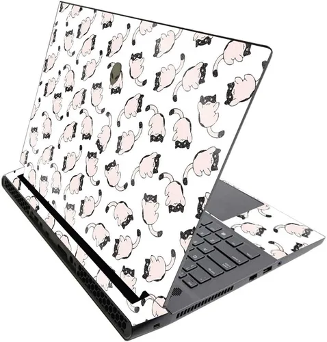 Vista 340 de MightySkins - Skin brillante con purpurina para Alienware M17 R3 (2020) y M17 R4 (2021) - Diversión de los años 90 Acabado duradero con purpurina