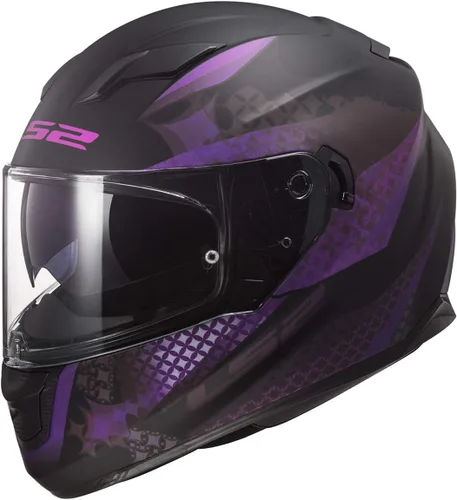 Vista 10 de LS2 Casco integral Stream Street Casco Ninja Red Blue