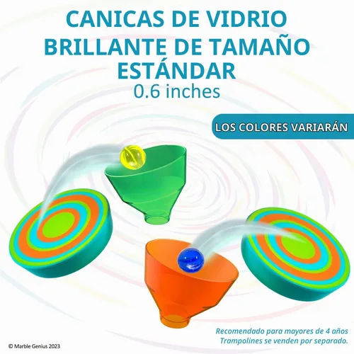 Vista 3 de Marble Genius Juego de accesorios de canicas, 60 piezas