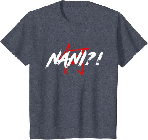 Vista 64 de Nani Meme Anime Japanese Camiseta, Negro, S