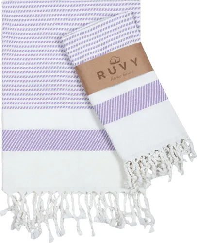 Vista 19 de Ruvy Home Basics - Juego de 2 toallas de mano turcas para baño, 18 x 40 pulgadas, algodón y baño decorativo, toallas de cocina, paños de cocina, té