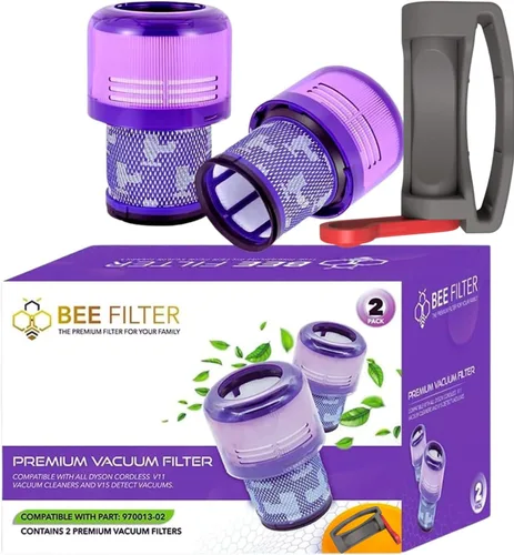 Vista 13 de Filtro Dyson V15, paquete de 1 unidad Filtro de repuesto True HEPA premium compatible con Dyson V15 Detect, V15 Detect Absolute, V15 Submarine
