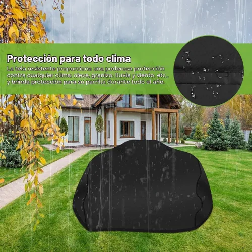 Vista 4 de iCOVER - Funda para parrilla, resistente al agua, para barbacoa Ninja Woodfire al aire libre, serie OG700, protección de barbacoa con cordón
