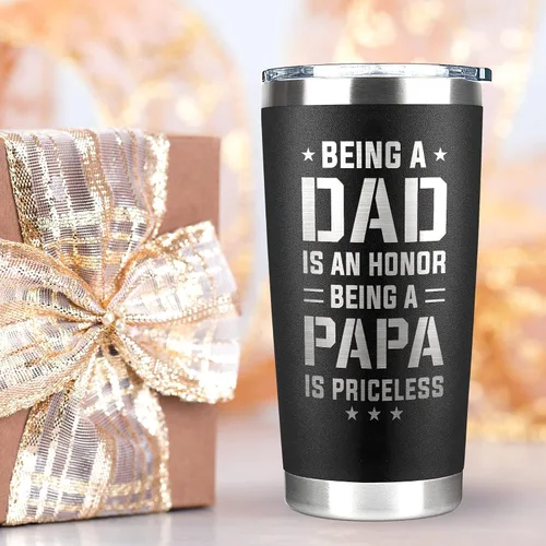 Vista 3 de KATLADIZ Regalos para papá de hija, hijo, día del padre, regalos de cumpleaños para papá, regalo del día del padre para papás, regalo de Navidad