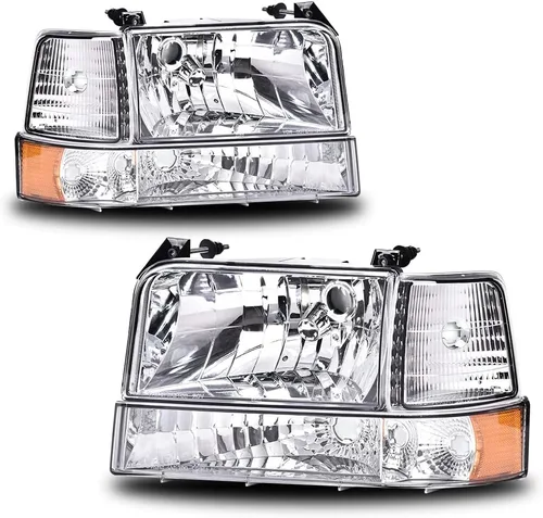 Vista 10 de Conjunto de faros LED PIT66 para Ford F150 Bronco 1992-1996