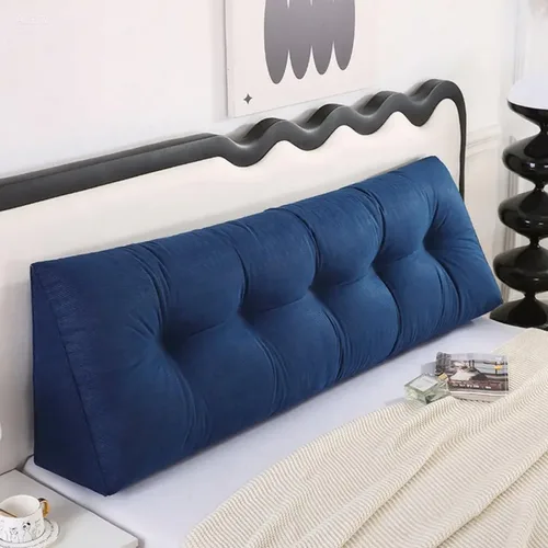 Vista 2 de Almohada de Cuña Triangular Twin XL para Cama para Brecha del Cabecero, Almohadas de Lectura Triangulares para Sentarse en la Cama, Almohada de Cuña