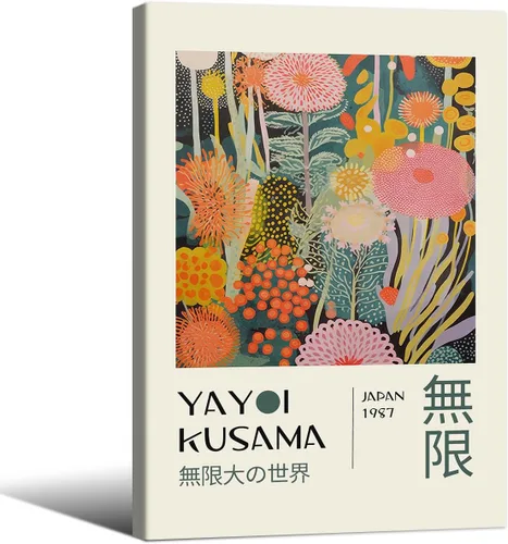 Vista 40 de Podafu Arte de Pared en Lienzo de Casa de Té Japonesa de Tokio - Decoración Moderna Ukiyo-e - Marco Negro - 10L" x 8W" - Dormitorio y Sala de Estar