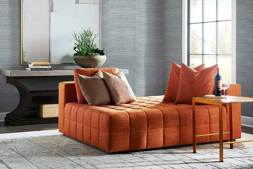 Vista 4 de Lillian August Luxe Haven Luxe Weave - Papel tapiz para despegar y pegar (claraboya)