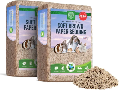 Vista 8 de Base de cama para mascotas pequeñas de Small Pet Select Premium, ropa de cama de papel suave natural para mascotas pequeñas para interiores