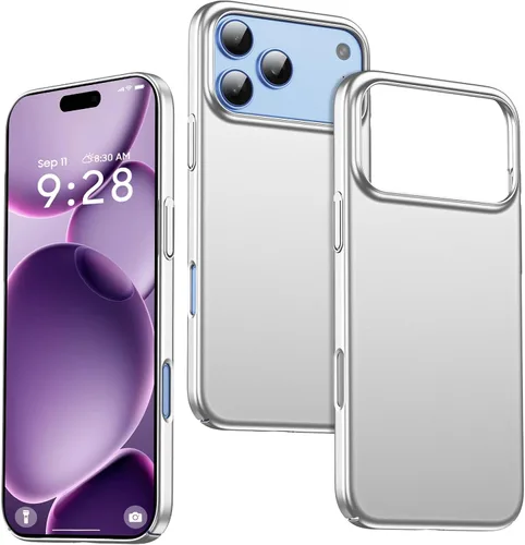 Vista 40 de GRECAZO Funda delgada para iPhone 16 Pro Max, ultra fina, color negro